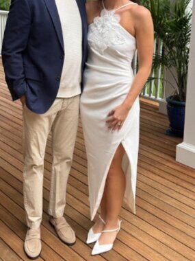 ELLIATT Janelle Midi Dress in Ivory